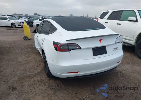 2022 Tesla Model 3 Performance Dual Motor All-Wheel Drive из США, поврежденный, VIN 5YJ3E1EC2NF295330